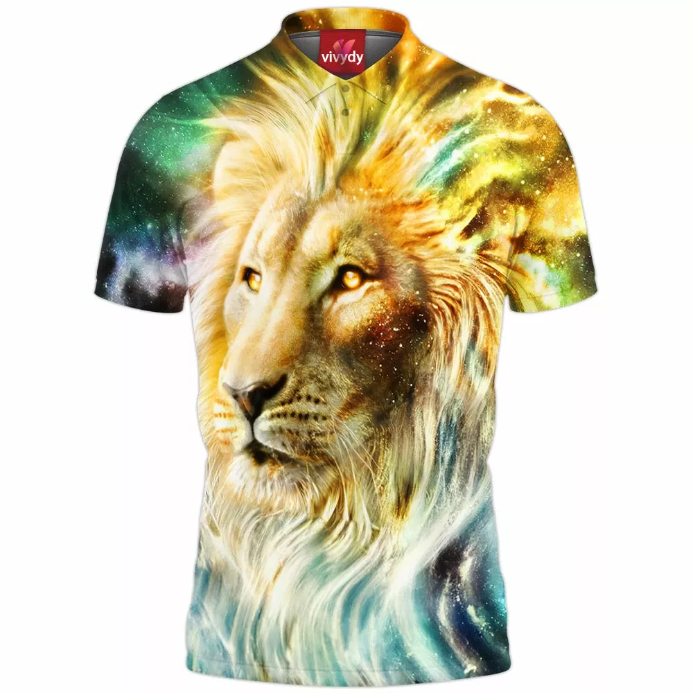 Galaxy Lion Polo Shirt