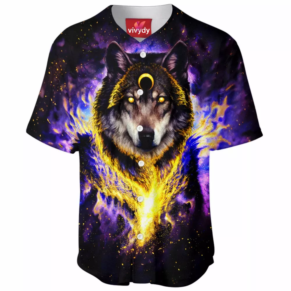 Galaxy Wolf Baseball Jersey