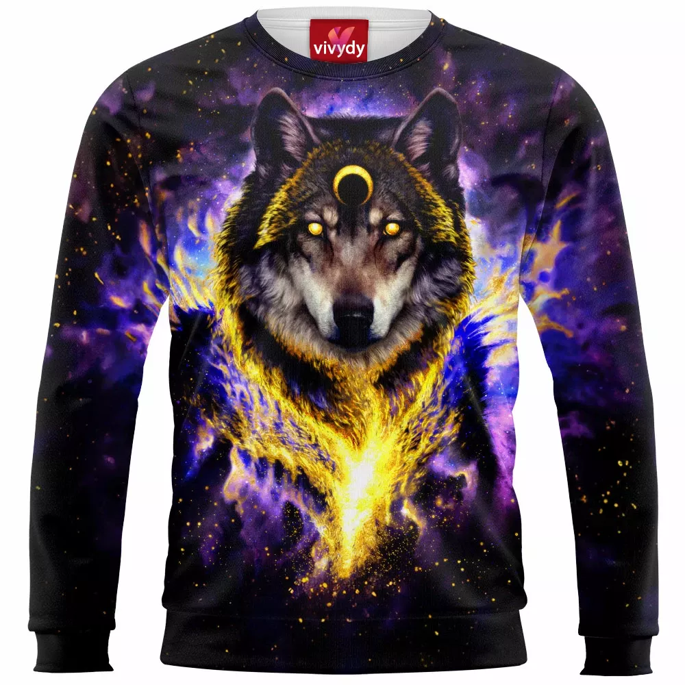 Galaxy Wolf Sweatshirt