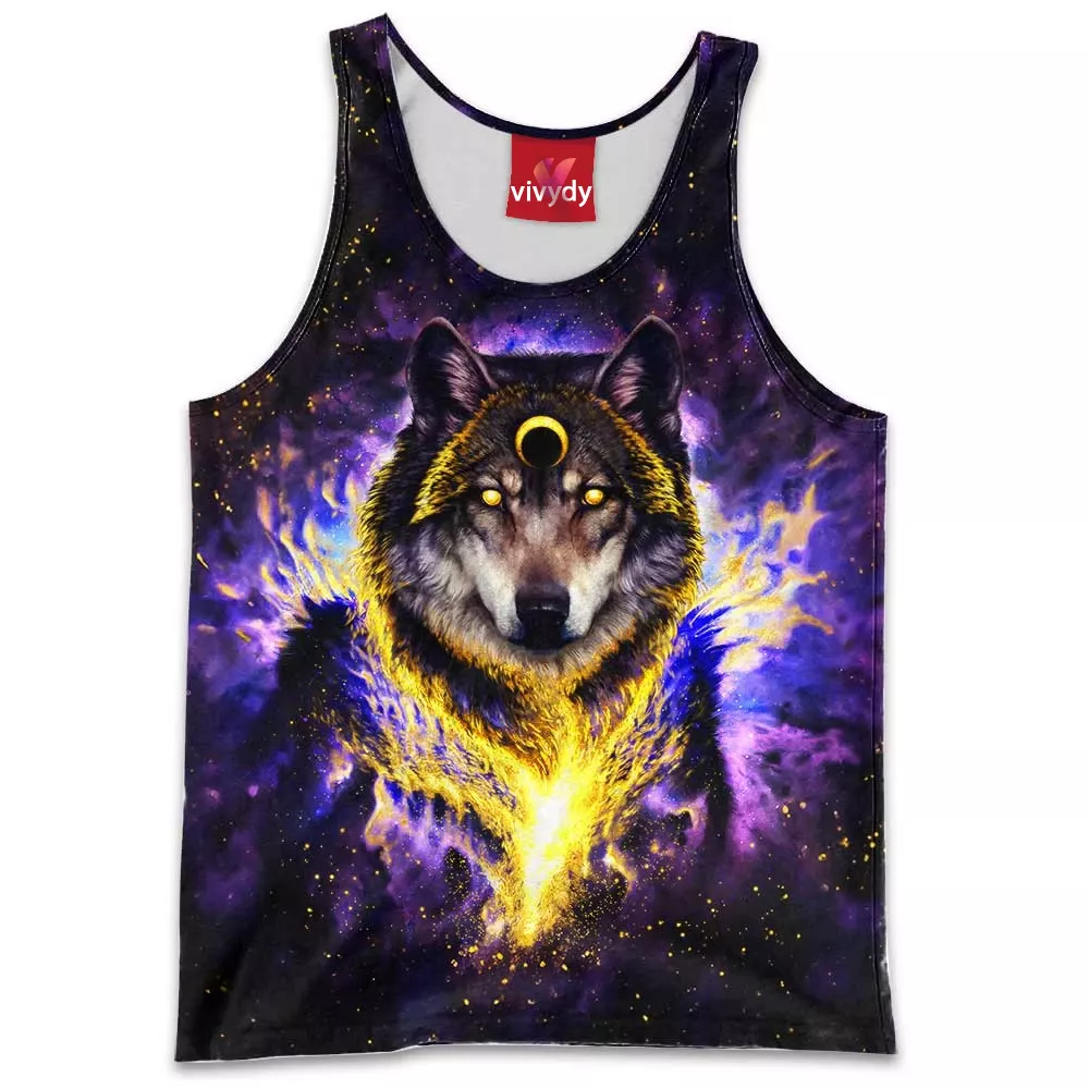 Galaxy Wolf Tank Top