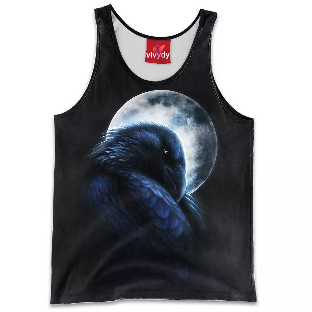 Moon Raven Comic Tank Top