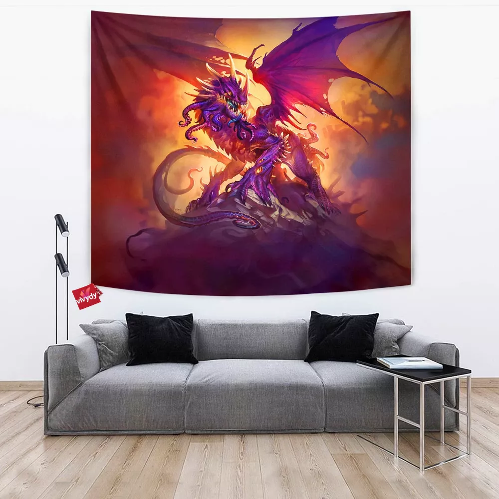 Nightmare Dragon Tapestry