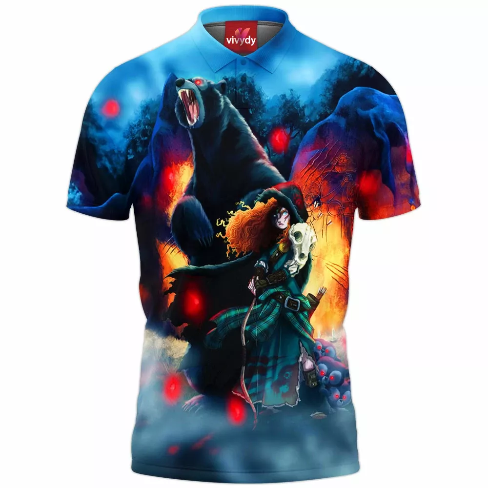 Twisted Princess Merida Polo Shirt