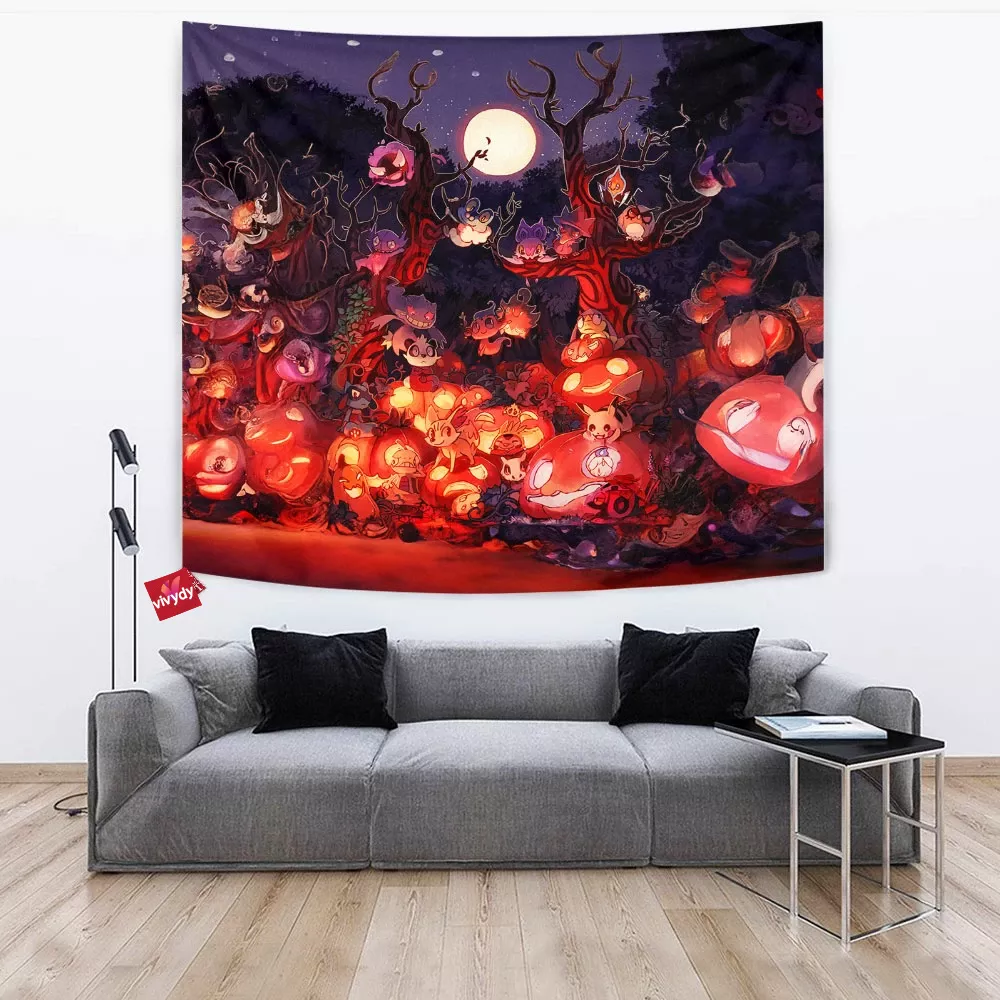 Halloween Pokemon Tapestry