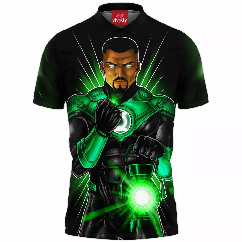 John Stewart Green Lantern Polo Shirt