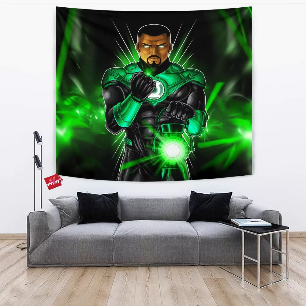 John Stewart Green Lantern Tapestry