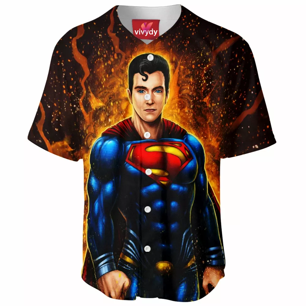 Superman Baseball Jersey