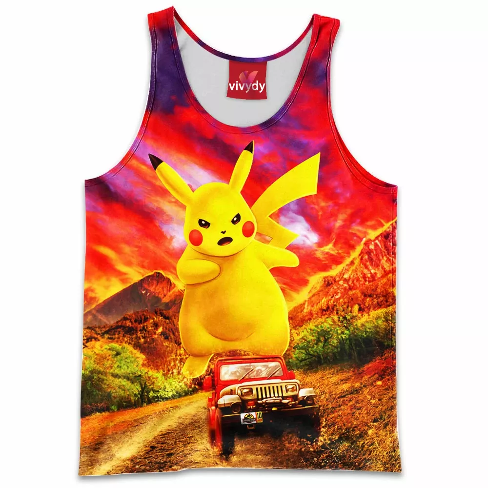 Pikachu Jurassic Tank Top