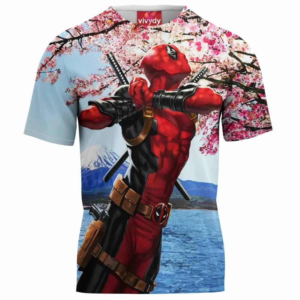 Mount Fugi X X Deadpool T-Shirt