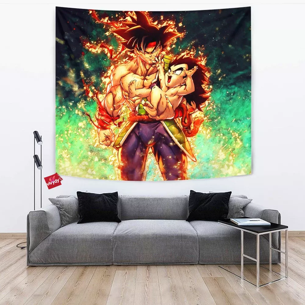 Bardock And Raditz Tapestry