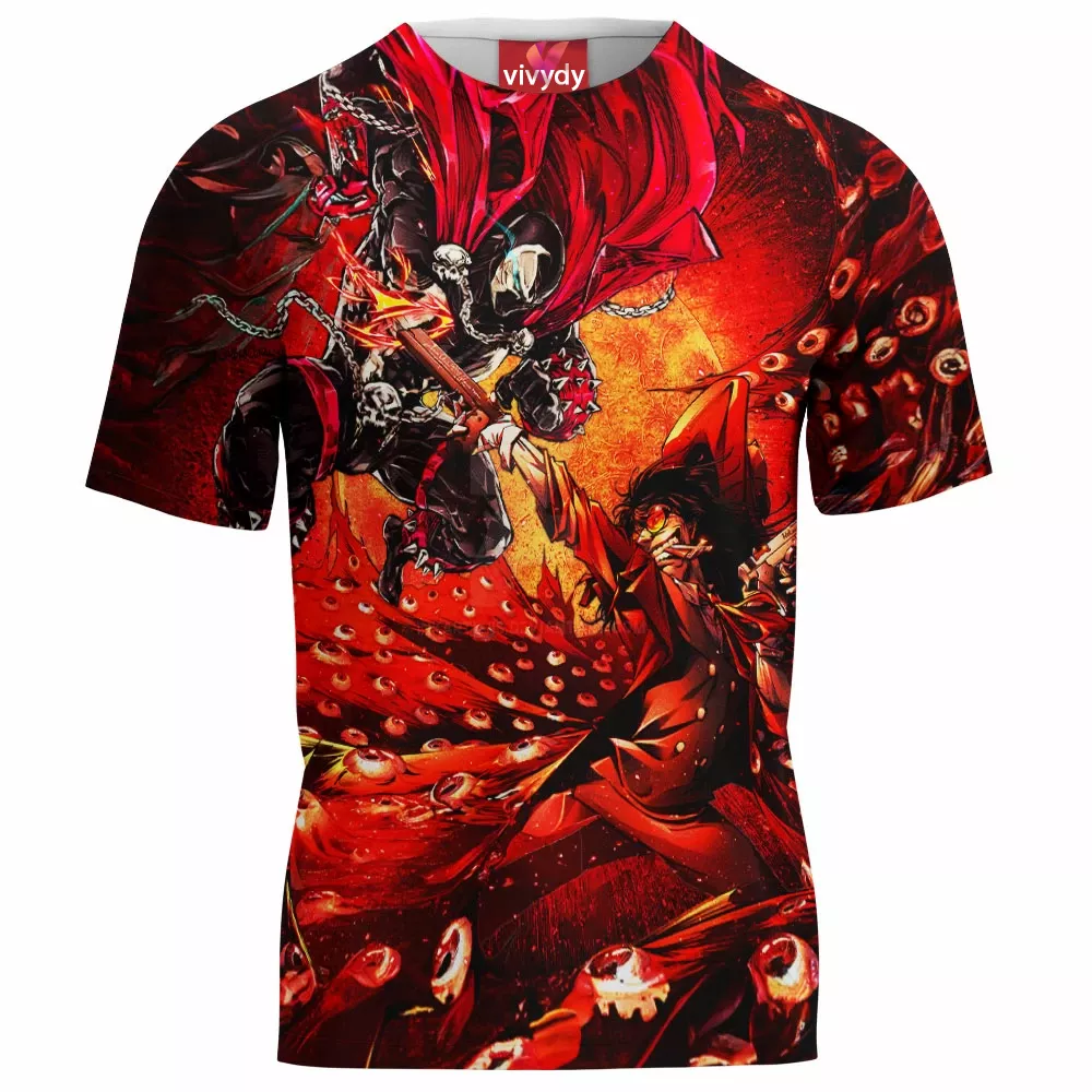 Spawn Vs Alucard Hellsing T-Shirt