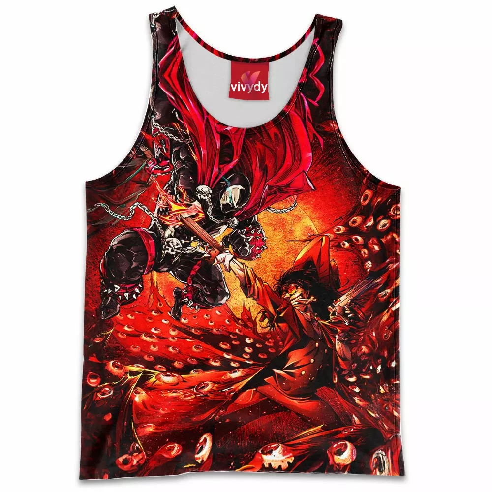 Spawn Vs Alucard Hellsing Tank Top