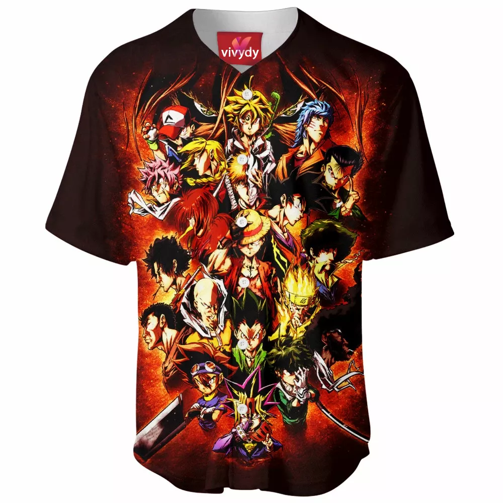 Anime Heros Baseball Jersey