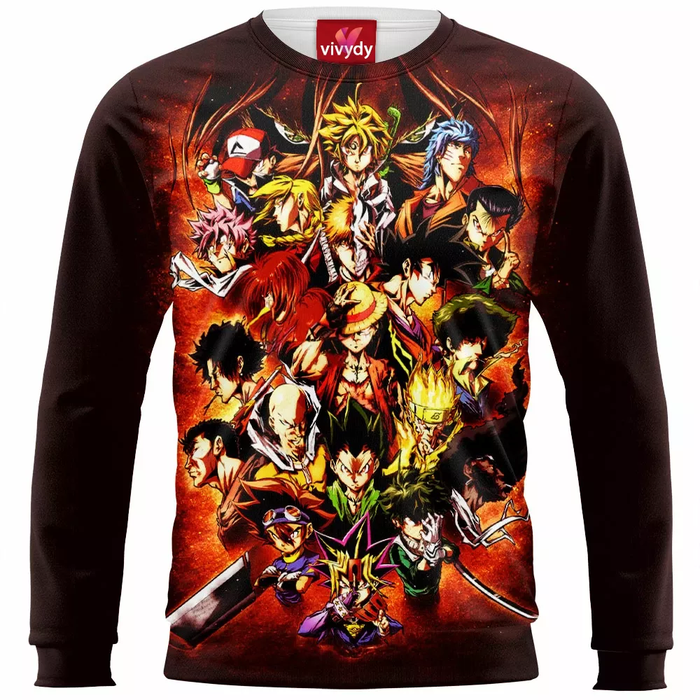 Anime Heros Sweatshirt