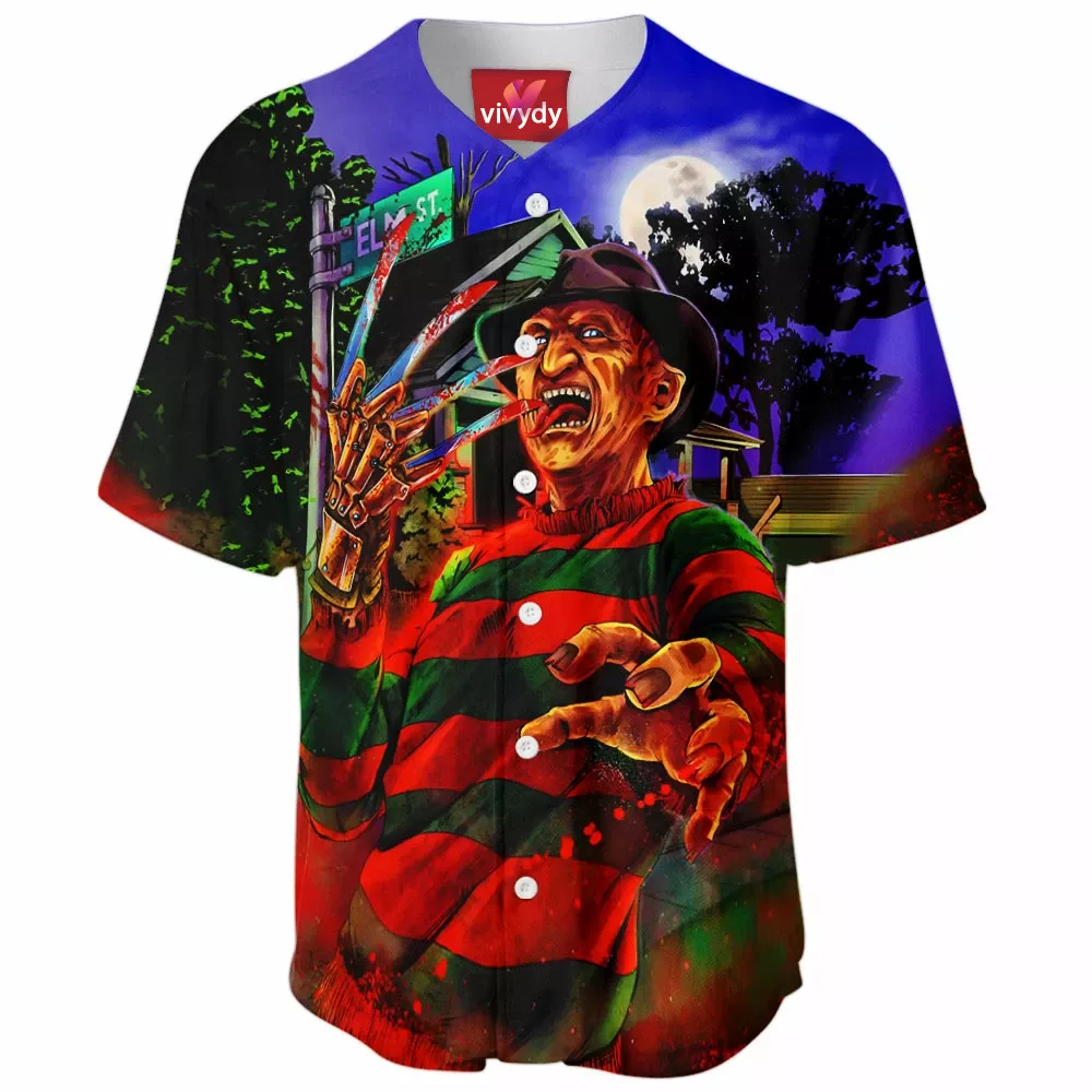 Freddy Krueger Baseball Jersey