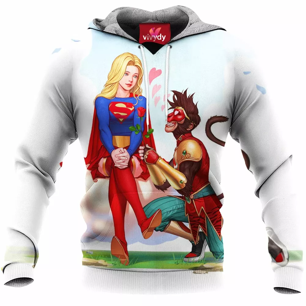 Monkey King And Supergirl Hoodie