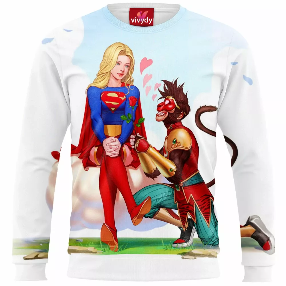 Monkey King And Supergirl Sweatshirt