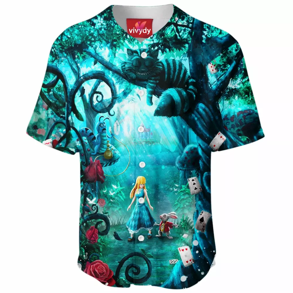 Alice In Wonderland Baseball Jersey