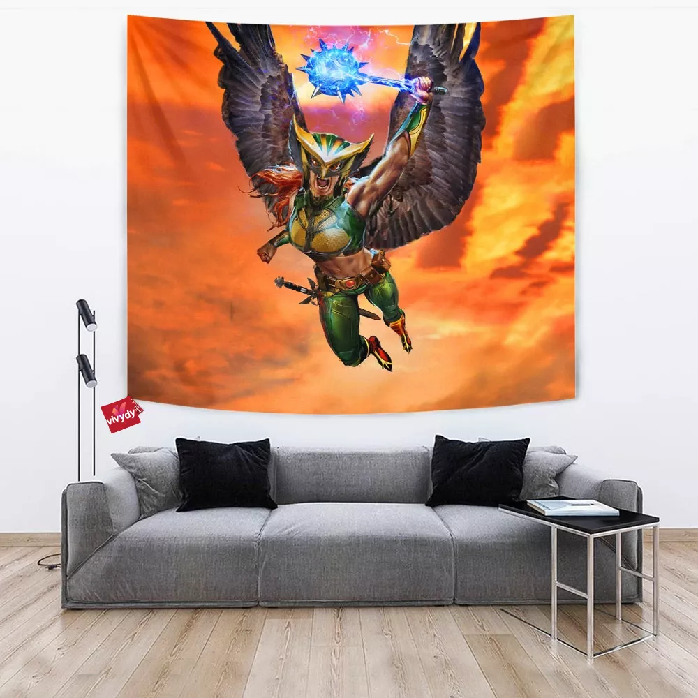 Hawkgirl Tapestry