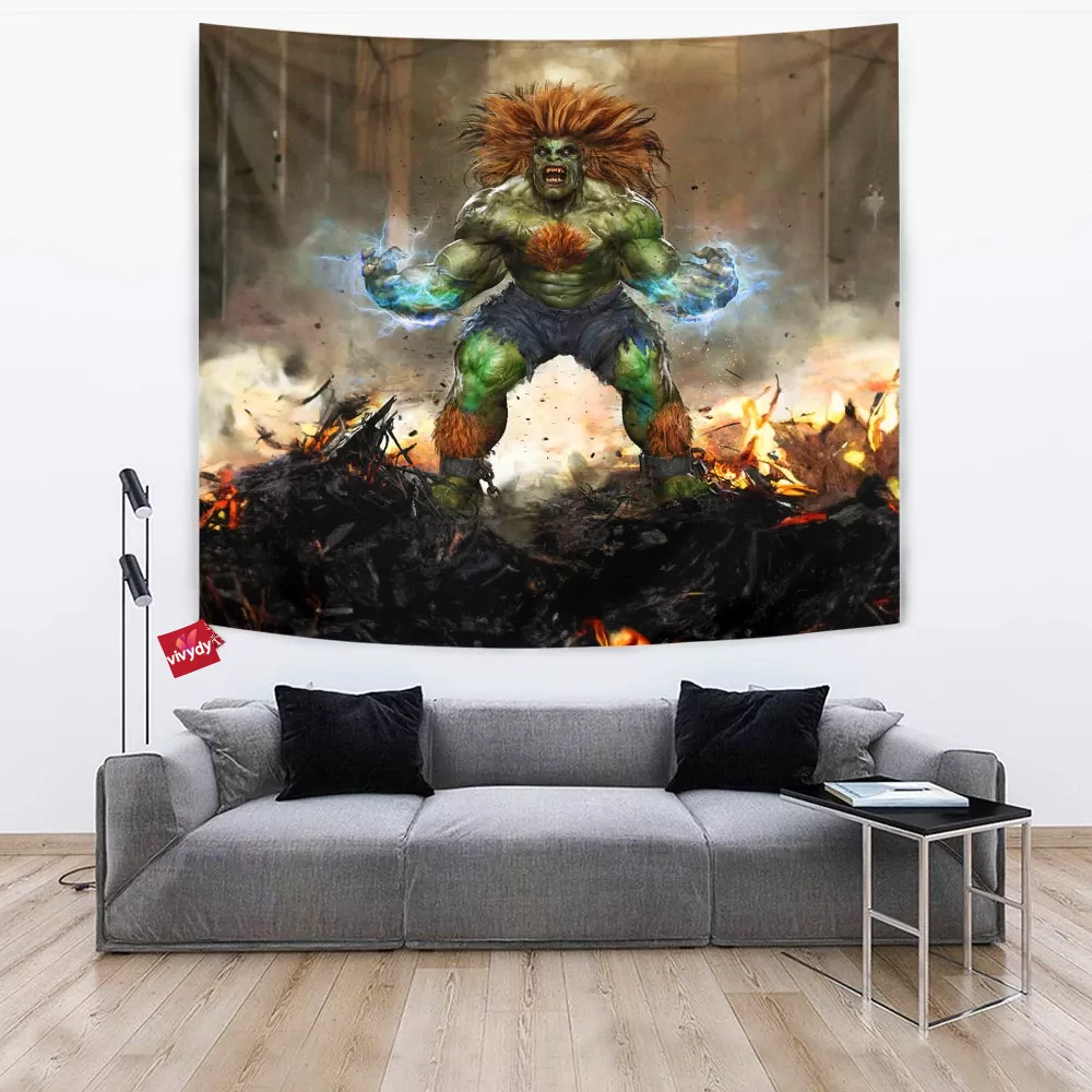 Blanka Street Fighter Tapestry