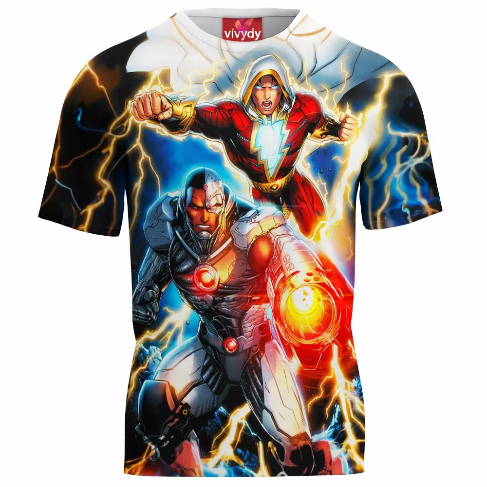 Cyborg And Shazam T-Shirt