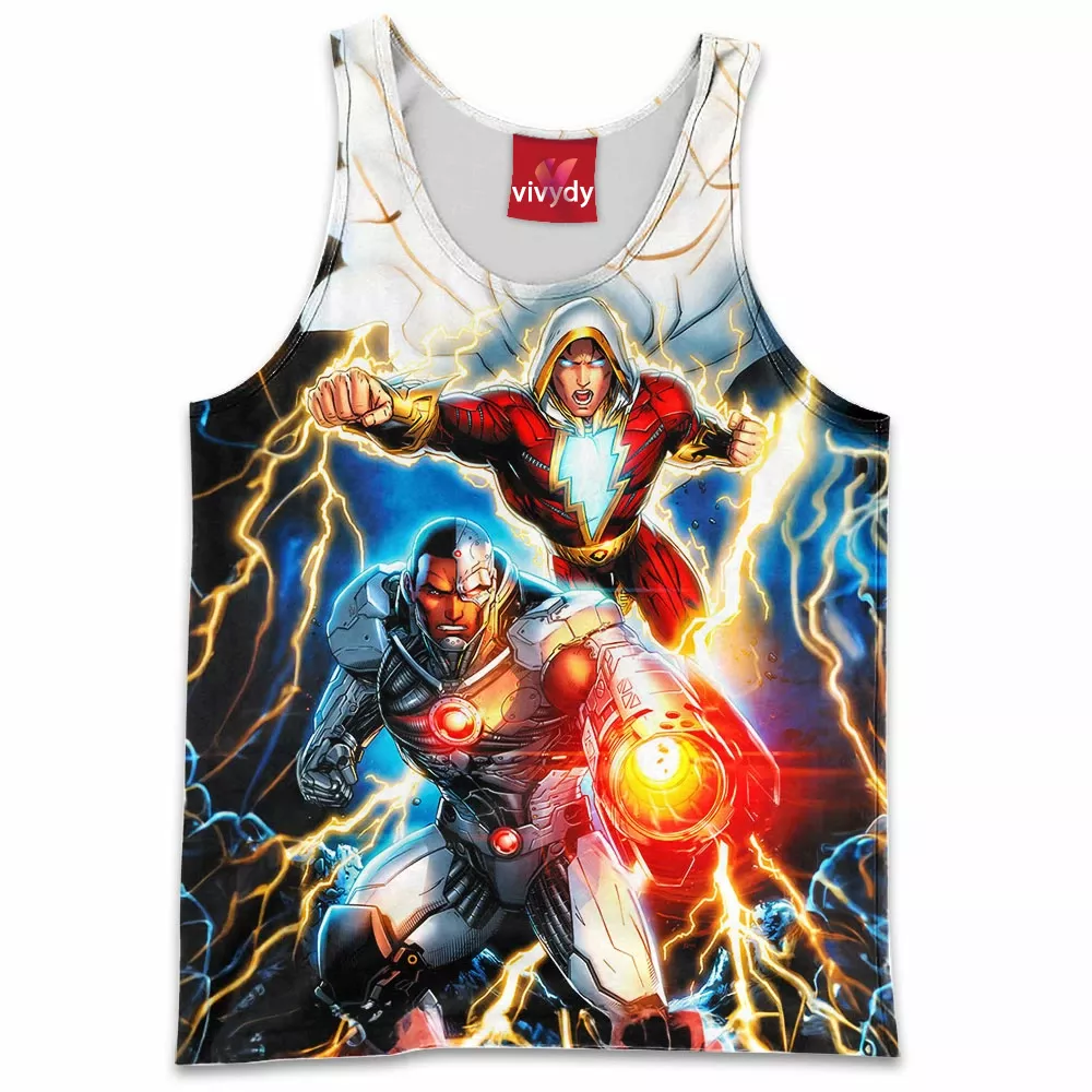 Cyborg And Shazam Tank Top