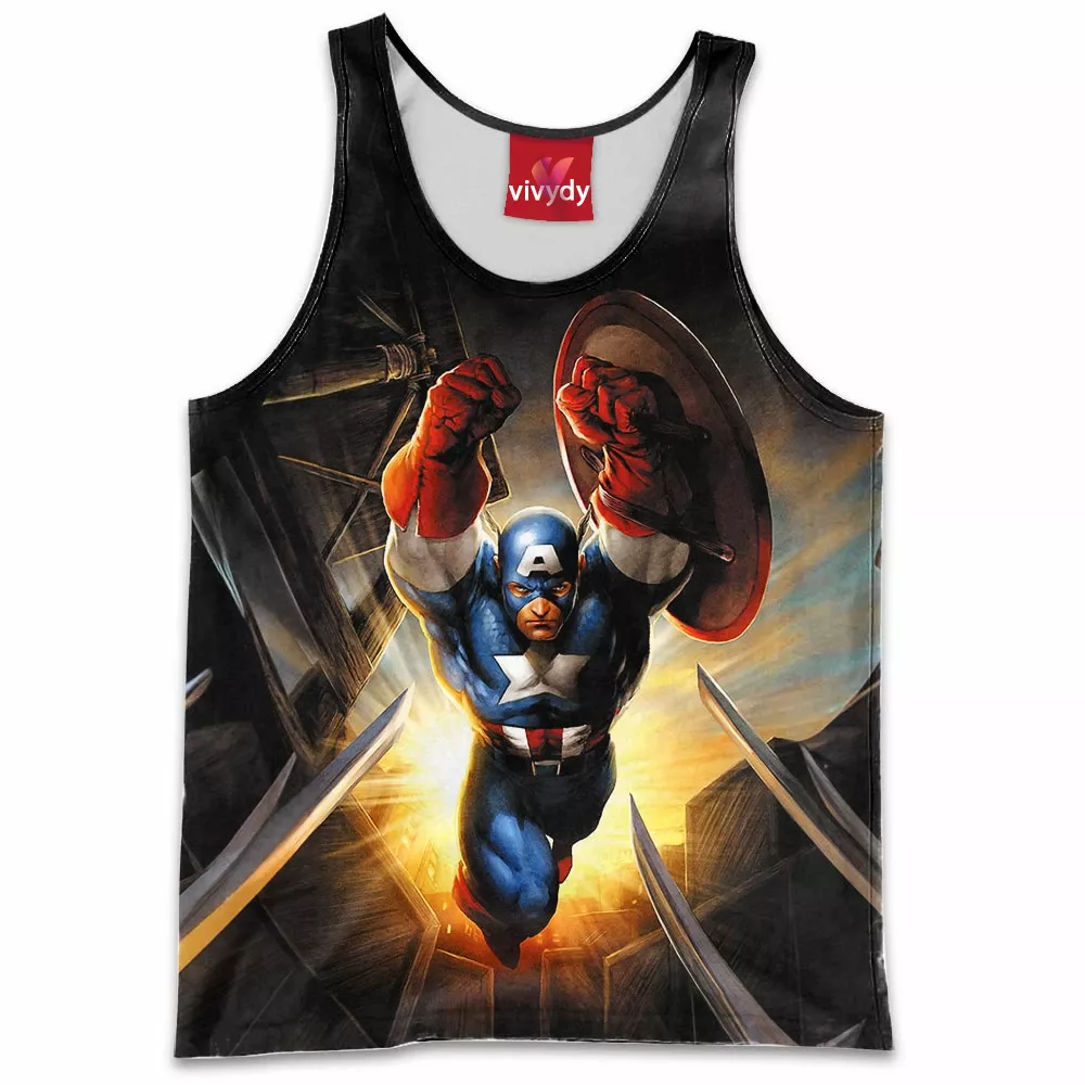 Captain America Tank Top