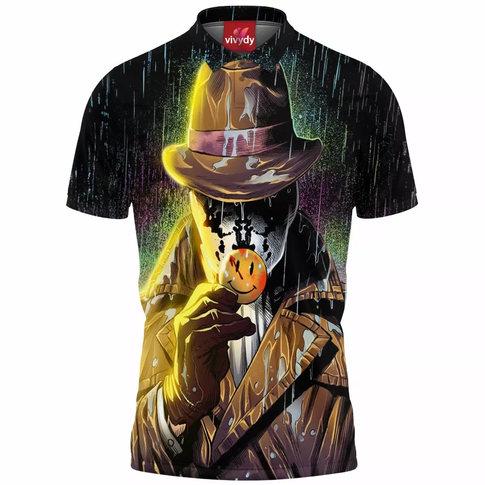 Rorschach Comic Polo Shirt