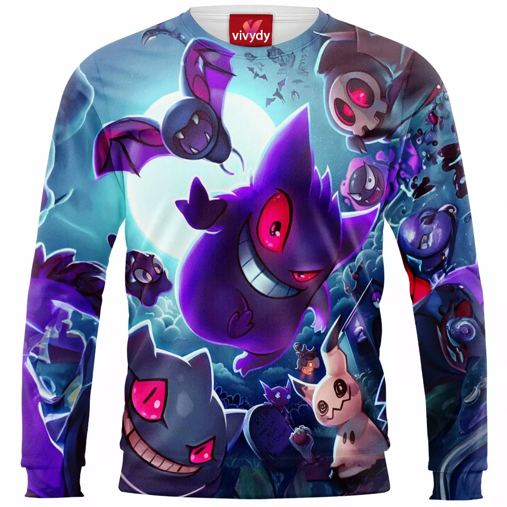 Happy Halloween Pokemon Sweatshirt