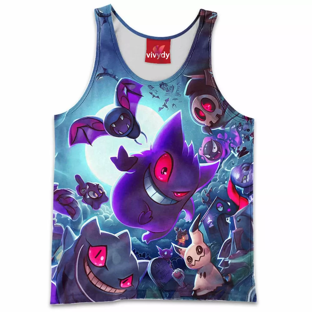 Happy Halloween Pokemon Tank Top