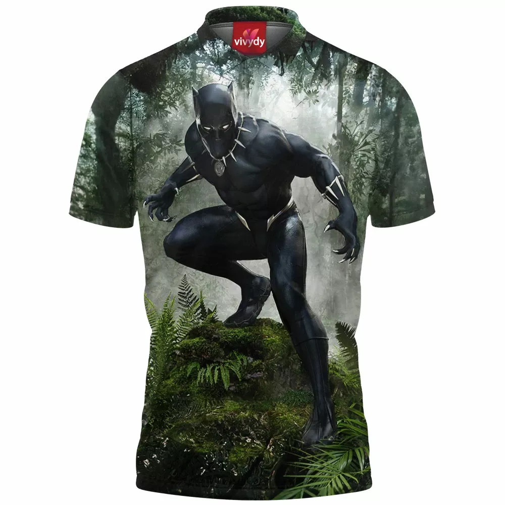 Black Panther Polo Shirt