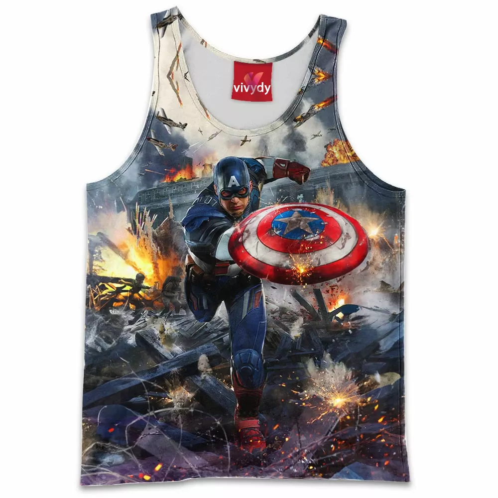 Captain America Tank Top