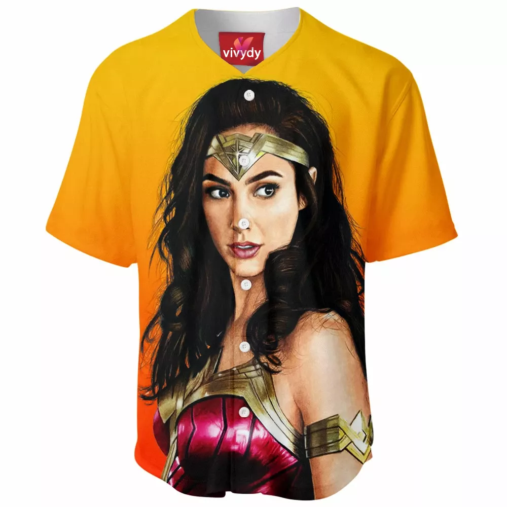 Wonder Woman Baseball Jersey