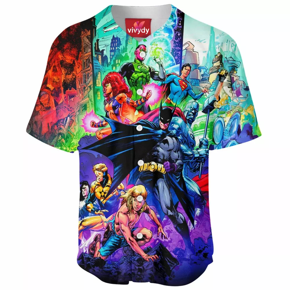 Justice League Baseball Jersey