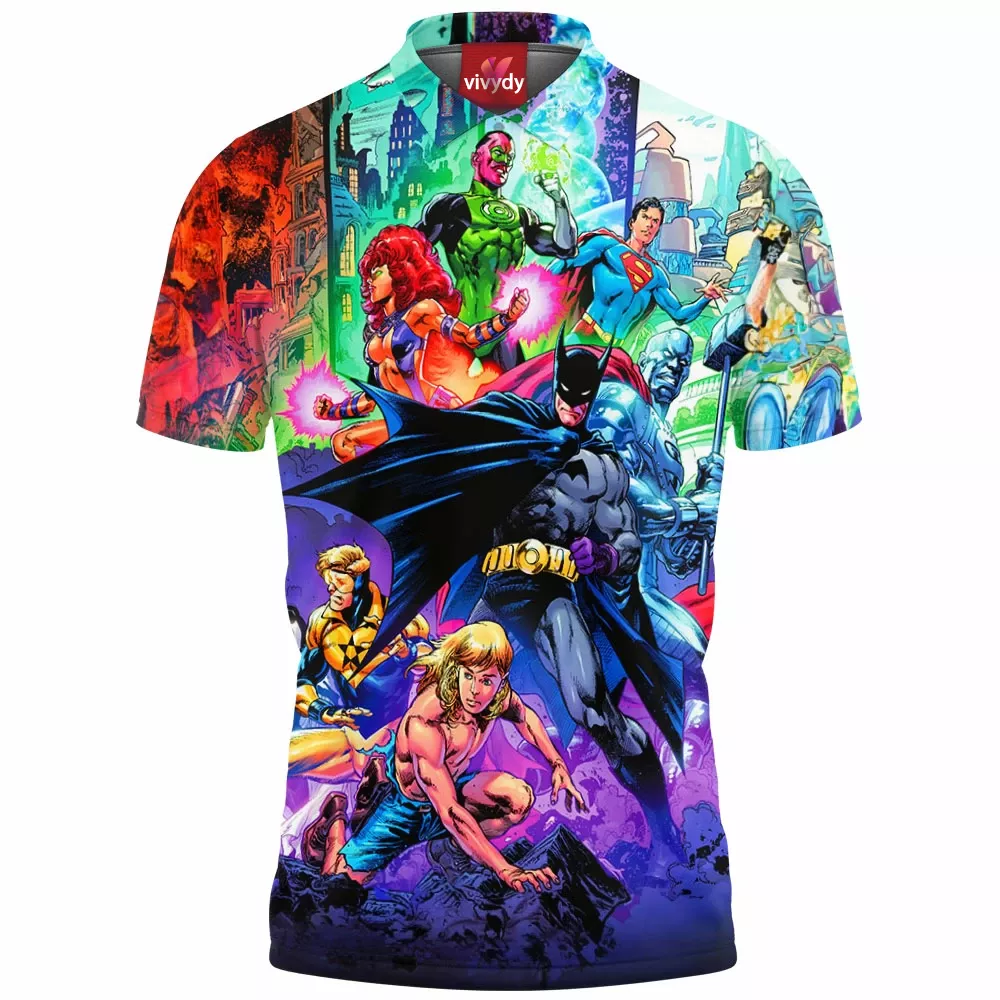 Justice League Polo Shirt