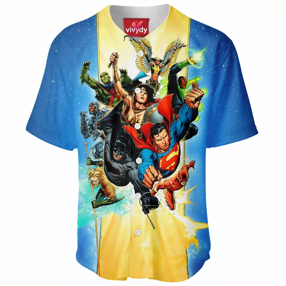 Justice League Baseball Jersey