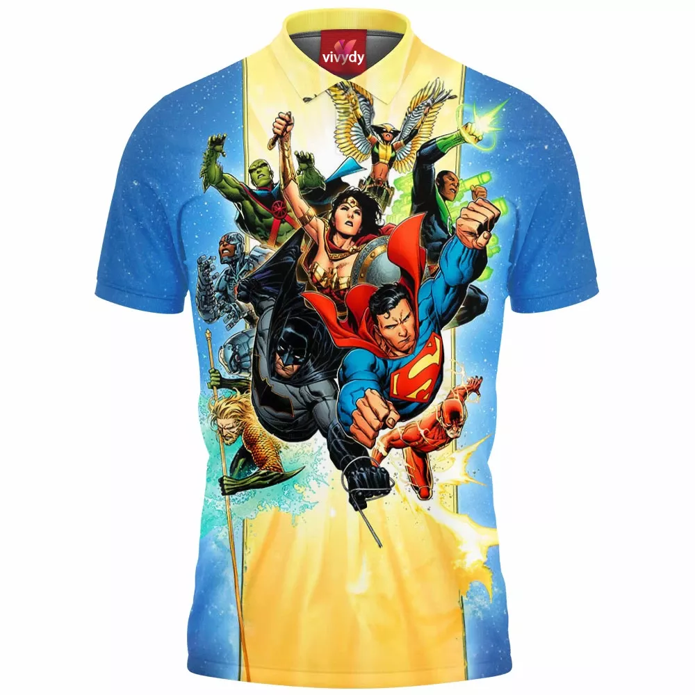 Justice League Polo Shirt