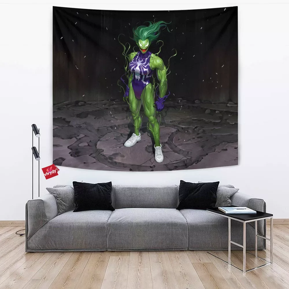 Venom x She-Hulk Tapestry