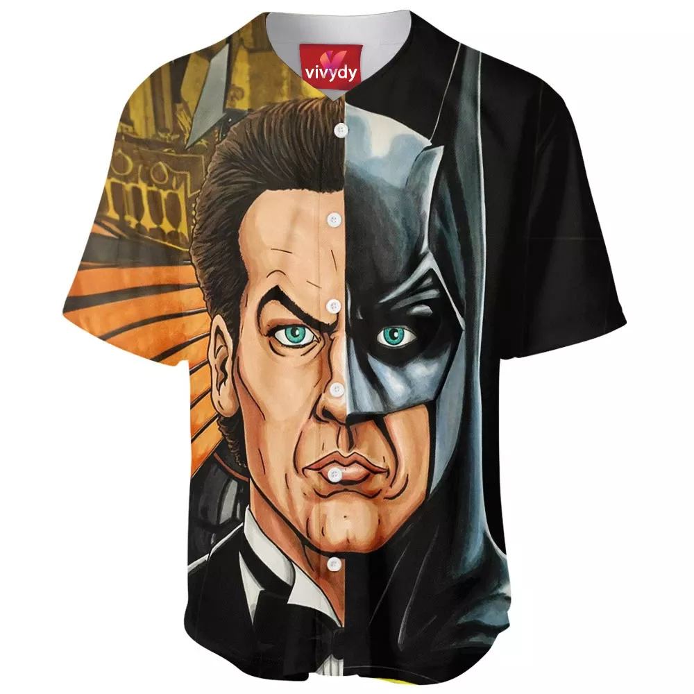 Bruce Wayne Batman Baseball Jersey