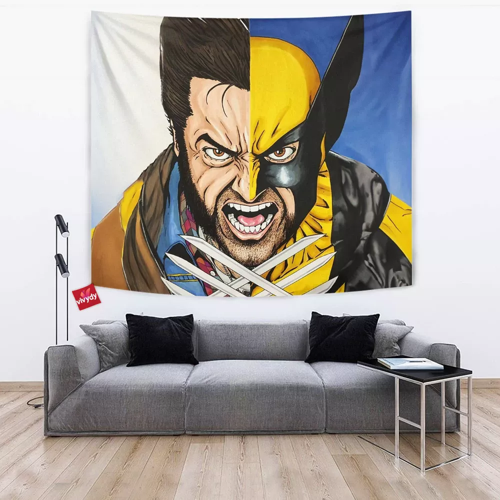 Logan Wolverine Tapestry