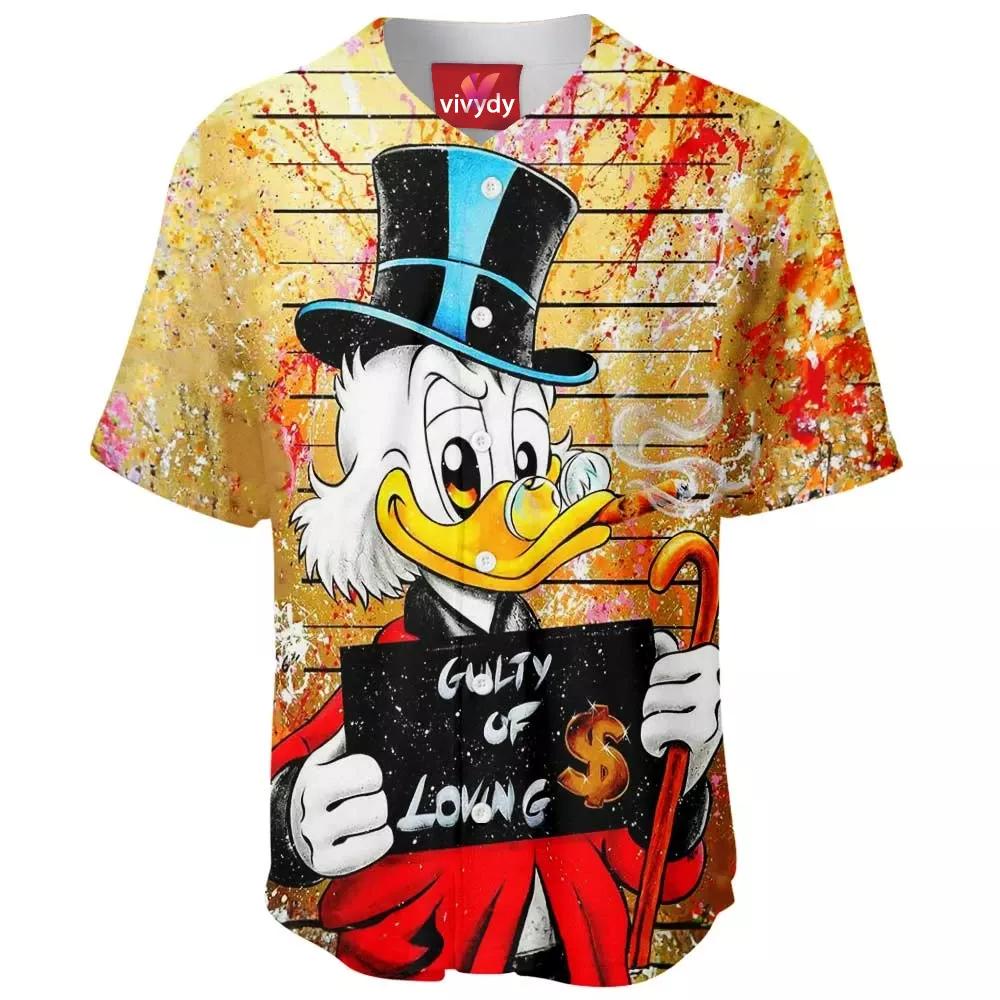 McDuck Scrooge Baseball Jersey