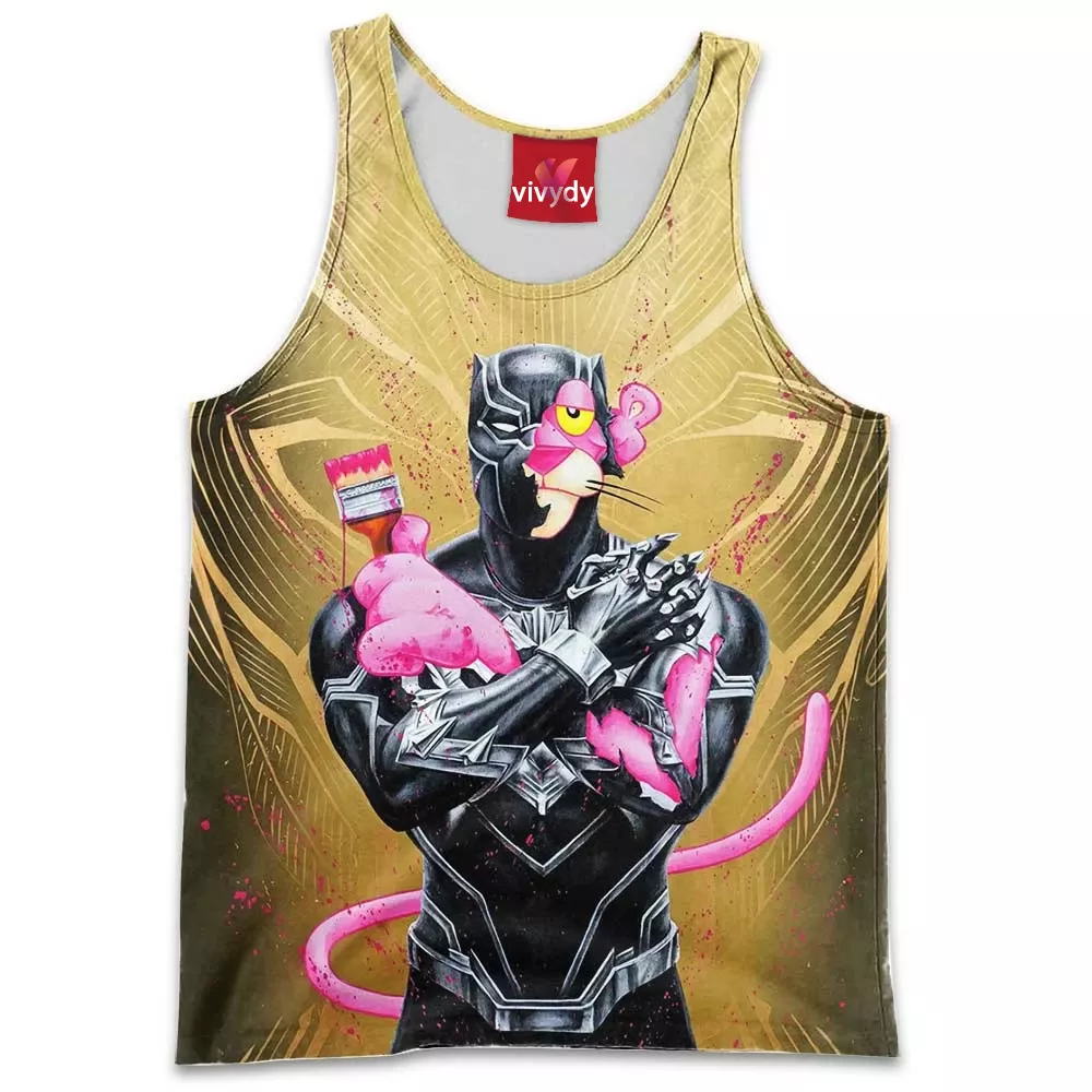 Pink Panther Black Panther Tank Top