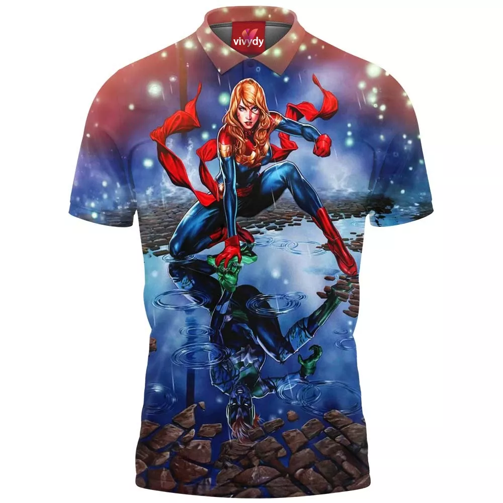 Captain Comic Polo Shirt