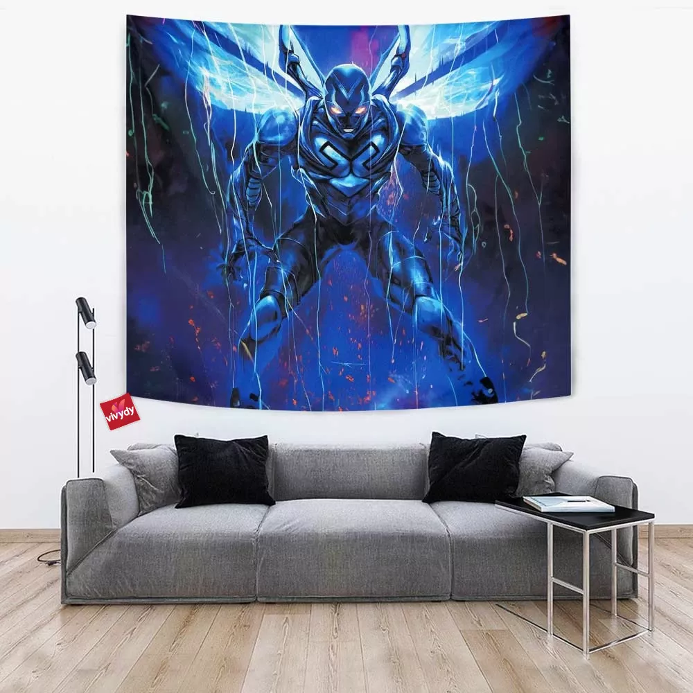 Blue Beetle Tapestry