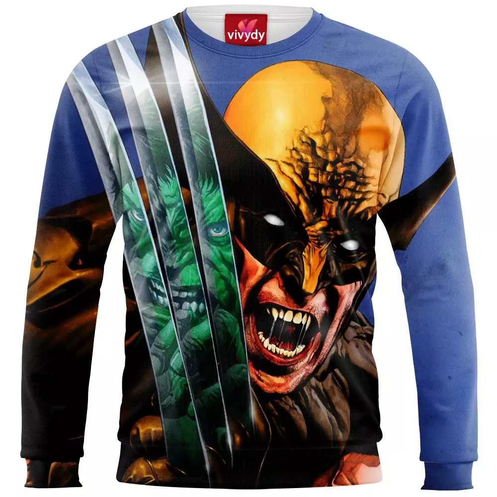 Hulk Wolverine Sweatshirt