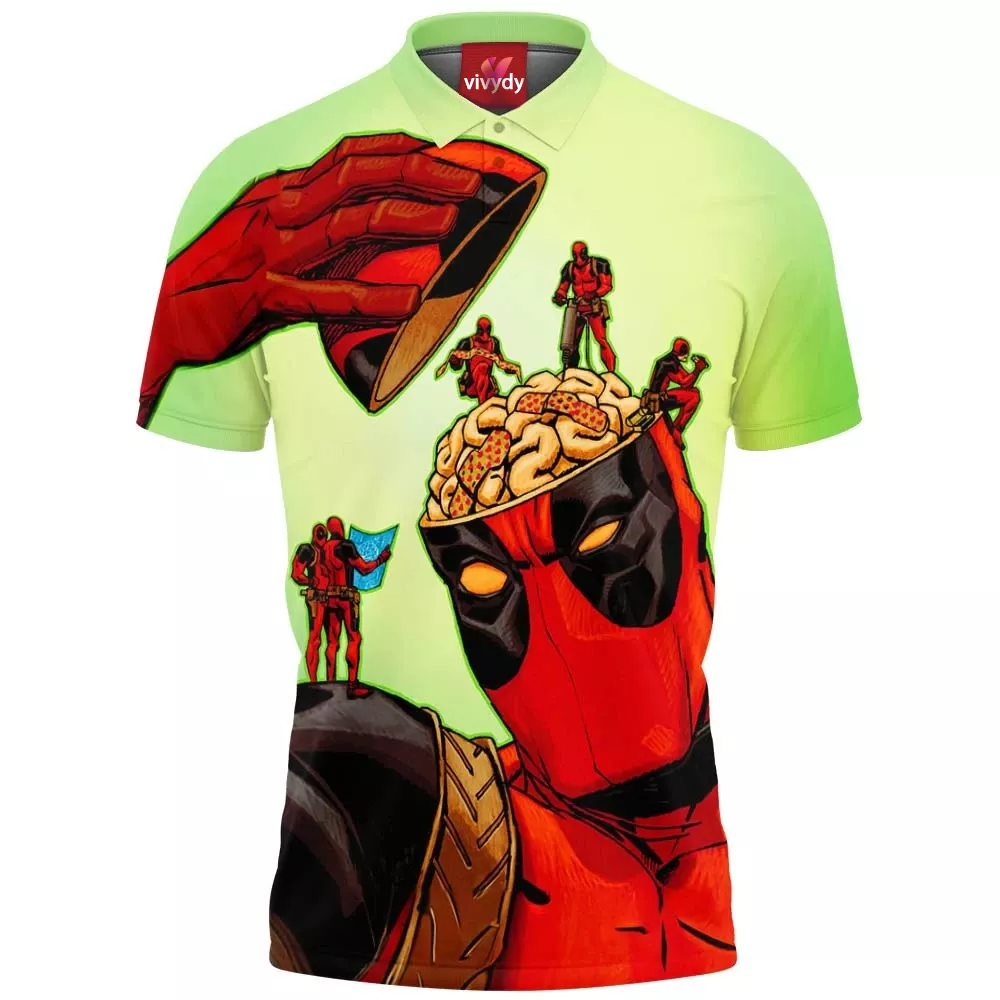 Deadpools Brain Polo Shirt