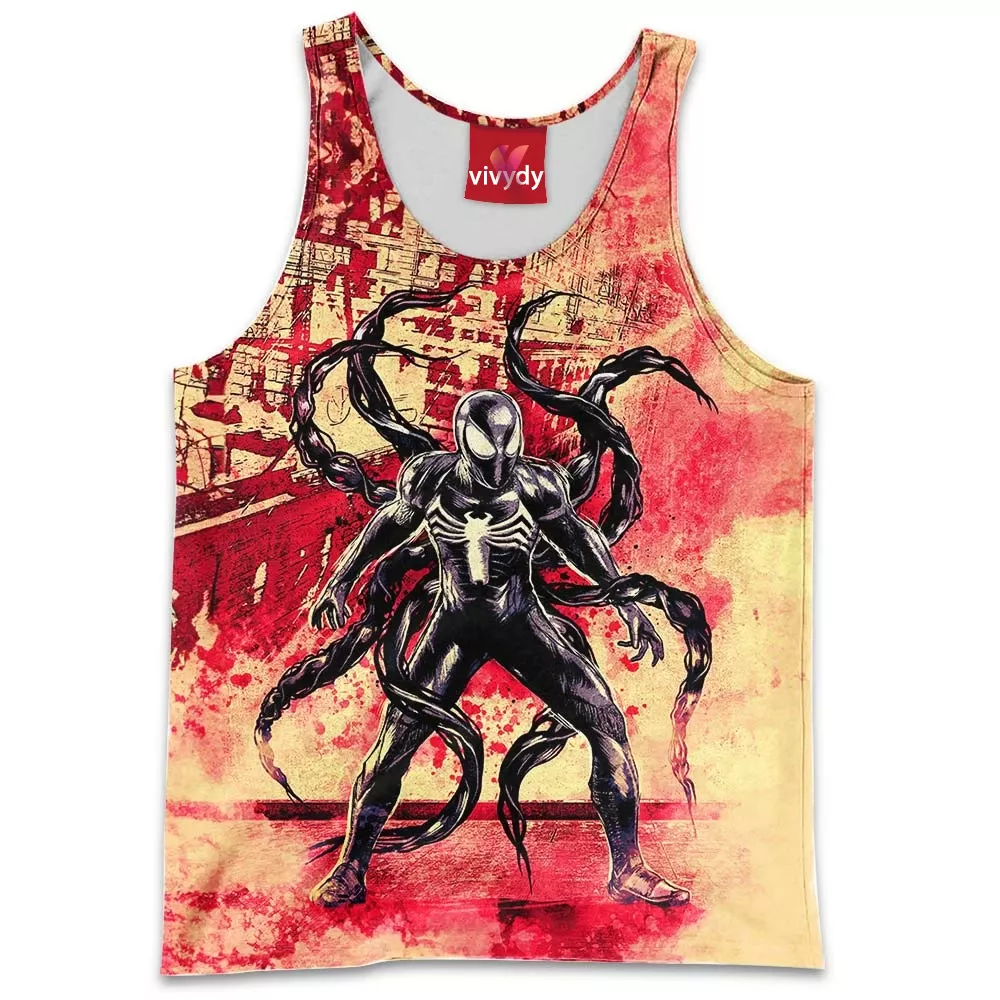 SpiderMan Black Suit Tank Top