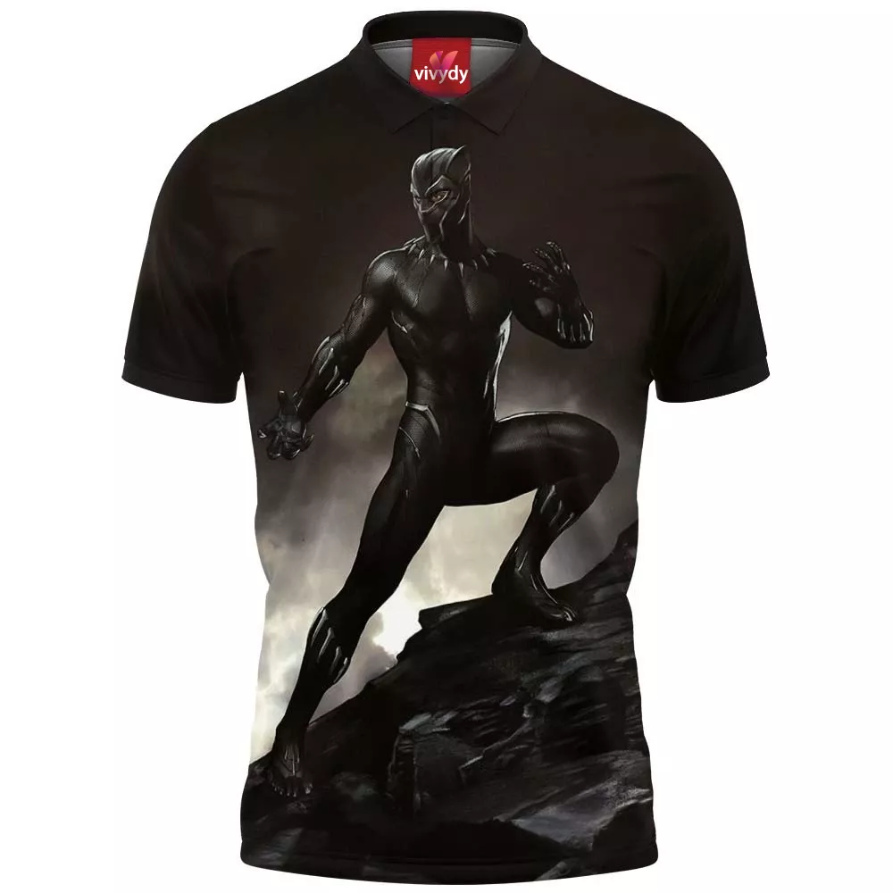 Black Panther Polo Shirt