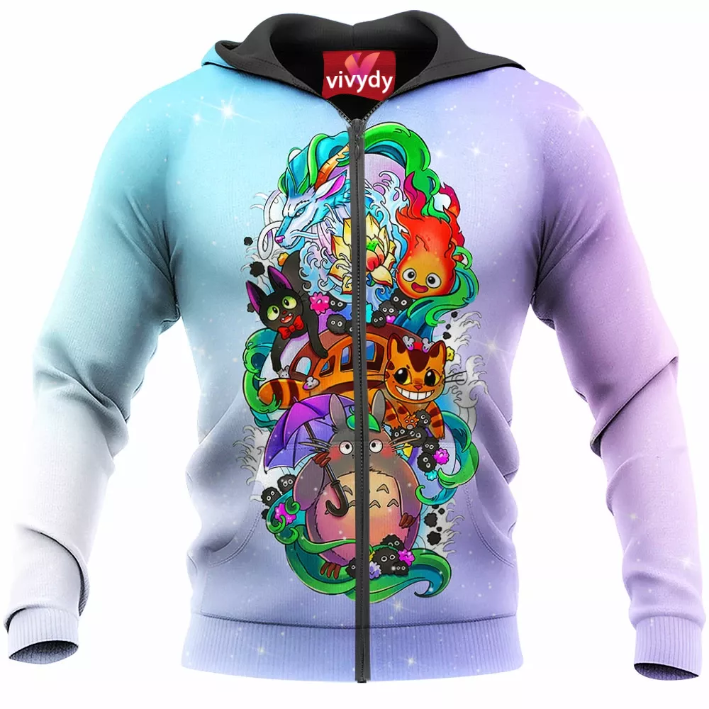 Studio Ghibli Zip Hoodie