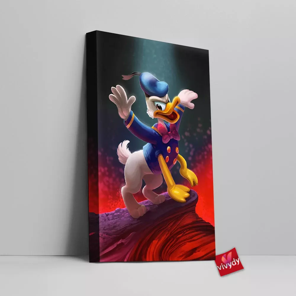 Donald Duck Canvas Wall Art